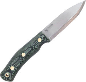 Casstrom No.10 Forest Green & Black Micarta 14C28N Sandvik Fixed Blade Knife 14107