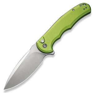Civivi Praxis Button Lock Lime Green Aluminum Folding Nitro-V Pocket Knife 18026E3