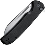 Civivi Chevalier Pocket Knife Button Lock Black G10 Folding 14C28N Blade 200221
