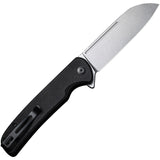 Civivi Chevalier Pocket Knife Button Lock Black G10 Folding 14C28N Blade 200221