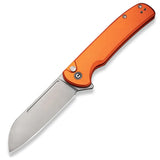 Civivi Chevalier II Button Lock Orange Aluminum Folding 14C28N Pocket Knife 20022B2