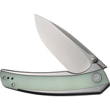Civivi Teraxe Pocket Knife Gray & Jade Stainless & G10 Folding Nitro-V 200362