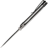 Civivi Teraxe Pocket Knife Gray & Black Stainless & G10 Folding Nitro-V 200363