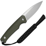 Civivi Altus OD Green G10 14C28N Fixed Blade Knife w/ Belt Sheath 20076B1