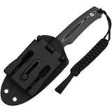 Civivi Altus Gray & Black G10 14C28N Fixed Blade Knife w/ Belt Sheath 20076B2