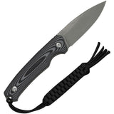 Civivi Altus Gray & Black G10 14C28N Fixed Blade Knife w/ Belt Sheath 20076B2