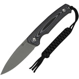 Civivi Altus Gray & Black G10 14C28N Fixed Blade Knife w/ Belt Sheath 20076B2