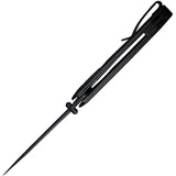 Civivi Brazen Pocket Knife Linerlock Black Micarta Folding Damascus 2023DS1