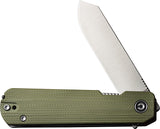 Civivi Sendy Linerlock Green G10 Folding Nitro-V Spey Pt Pocket Knife 21004B1