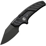 Civivi Typhoeus Folding Push Dagger Knife Black G10 14C28N Blade w/ Sheath 210361