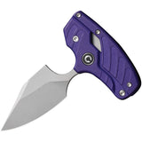 Civivi Typhoeus Folding Push Dagger Knife Purple G10 14C28N Blade w/ Sheath 210362