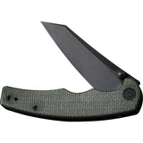 Civivi P87 Folder Pocket Knife Linerlock Green Micarta Folding Nitro-V 210433