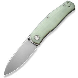 Civivi Sokoke Linerlock Jade G10 Folding 14C28N Drop Point Pocket Knife 220075