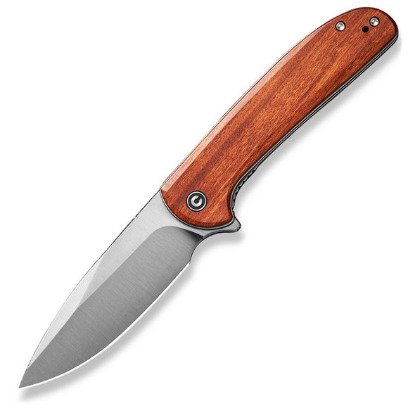 CIVIVI Primitrox Linerlock Guibourtia Wood Folding Nitro-V Pocket Knife 23005A3