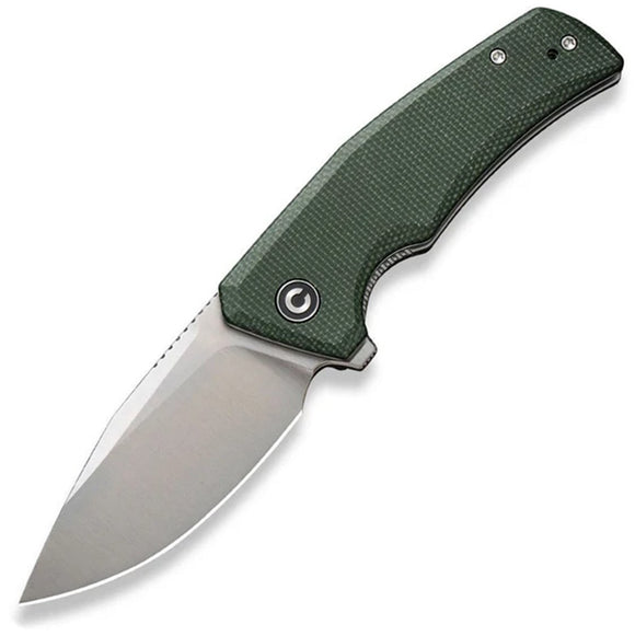 Civivi Regulatron Linerlock Green Micarta Folding Nitro-V Pocket Knife 230062