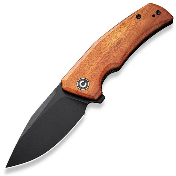 Civivi Regulatron Linerlock Guibourtia Wood Folding Nitro-V Pocket Knife 230063