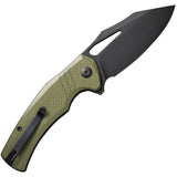 Civivi BullTusk Linerlock Green G10 Folding 14C28N Clip Pt Pocket Knife 230172