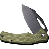Civivi BullTusk Linerlock Green G10 Folding 14C28N Clip Pt Pocket Knife 230172