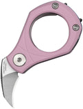 Civivi Pyrus Slip Joint Powder Pink G10 Folding 14C28N Hawkbill Pocket Knife 230385