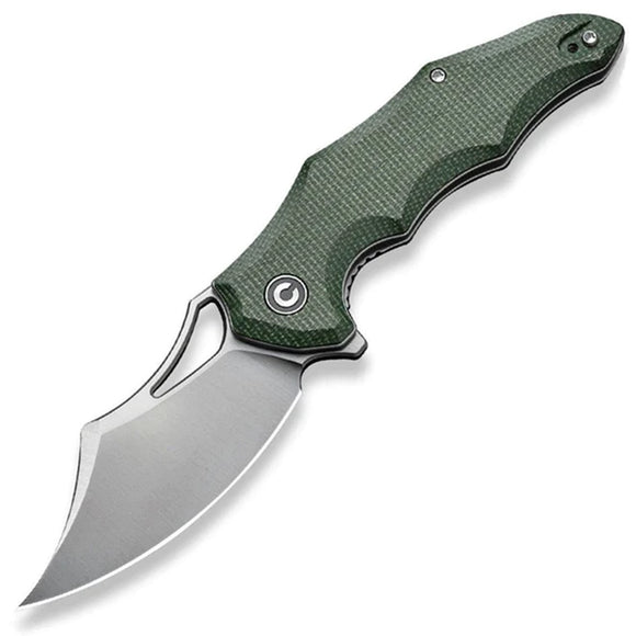 Civivi Chiro Linerlock Green Micarta Folding 14C28N Clip Pt Pocket Knife 230462