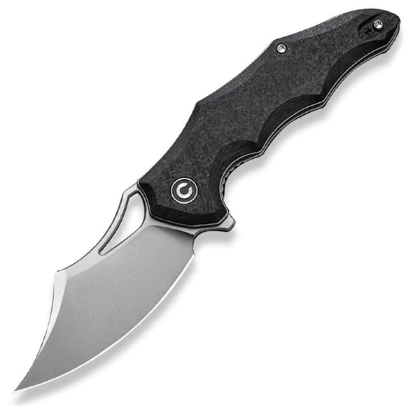 Civivi Chiro Linerlock Black Shredded G10 Folding 14C28N Pocket Knife 230463