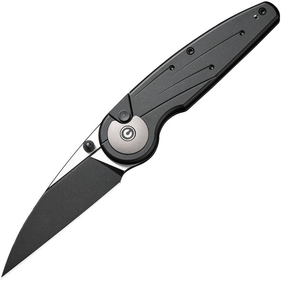 Civivi Starflare Button Lock Black Aluminum Folding Nitro-V Pocket Knife 230521