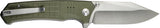 Civivi Tacticorix Linerlock OD Green G10 Folding Nitro-V Clip Pt Pocket Knife 230552