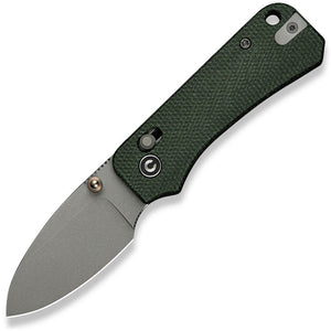 Civivi Baby Banter 2 Crossbar Lock Green Micarta Folding Nitro-V Pocket Knife 230743