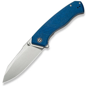 Civivi Placoid Linerlock Blue Shredded G10 Folding 14C28N Pocket Knife 230792