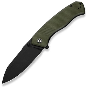 Civivi Placoid Linerlock OD Green Coarse G10 Folding 14C28N Pocket Knife 230793