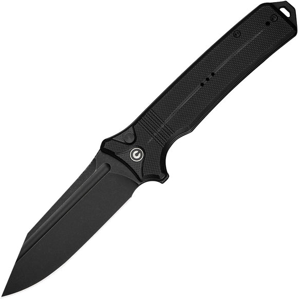 Civivi Neurohaptic Button Lock Black G10 Folding Nitro-V Pocket Knife 230801