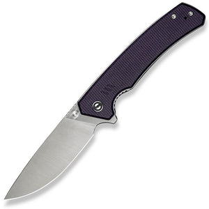 Civivi Merit Linerlock Purple Micarta Folding 14C28N Drop Pt Pocket Knife 240123