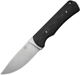 Civivi Jencks Black G10 14C28N Steel Drop Pt Fixed Blade Knife w/ Sheath 240511