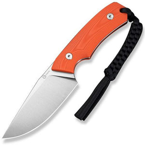 Civivi Gander Orange G10 14C28N Fixed Blade Knife w/ Belt Sheath 24058B1