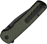 Civivi Iron Tide Button Lock Forest Green Aluminum Folding 14C28N Pocket Knife 250112
