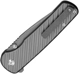 Civivi Iron Tide Button Lock Gray Aluminum Folding 14C28N Pocket Knife 250113