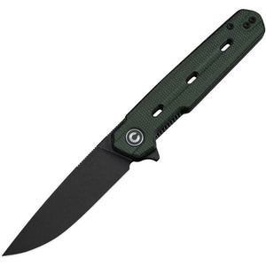 Civivi Navo Linerlock Green Micarta Folding Nitro-V Drop Pt Pocket Knife 25015A2