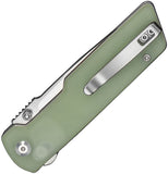 Civivi Zygon Top Crossbar Lock Jade Glow In The Dark G10 Folding Nitro-V Pocket Knife 250351
