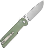 Civivi Zygon Top Crossbar Lock Jade Glow In The Dark G10 Folding Nitro-V Pocket Knife 250351