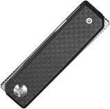 Civivi Kukei Linerlock Carbon Fiber & G10 Folding Nitro-V Pocket Knife w/ Sheath 250364