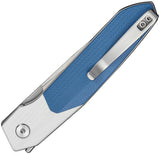 Civivi Brr15 Light Linerlock White & Blue G10 Folding Nitro-V Pocket Knife 250631