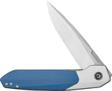 Civivi Brr15 Light Linerlock White & Blue G10 Folding Nitro-V Pocket Knife 250631
