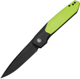 Civivi Brr15 Light Linerlock Black & Neon Green G10 Folding Nitro-V Pocket Knife 250632