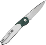 Civivi Brr15 Light Linerlock Teal Green & White G10 Folding Nitro-V Pocket Knife 250634
