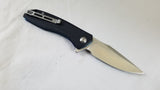 Civivi Baklash Black G10 Folding Knife Satin Blade by We Knife Co 801c