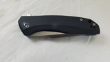 Civivi Baklash Black G10 Folding Knife Satin Blade by We Knife Co 801c