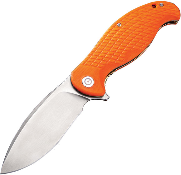 Civivi Naja Linerlock Orange G10 Folding Knife Satin Blade by We Knife Co 802a