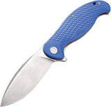 Civivi Naja Linerlock Blue G10 Folding Knife Satin Blade by We Knife Co 802b