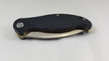 Civivi Naja Linerlock Black G10 Folding Knife Satin Blade by We Knife Co 802c