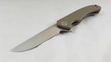 Civivi Courser Linerlock Tan G10 Folding Knife VG10 Blade by We Knife Co 804B